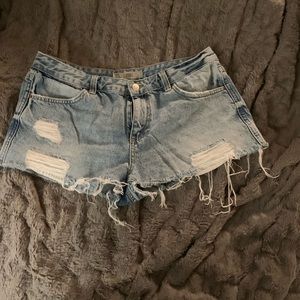 Denim shorts
